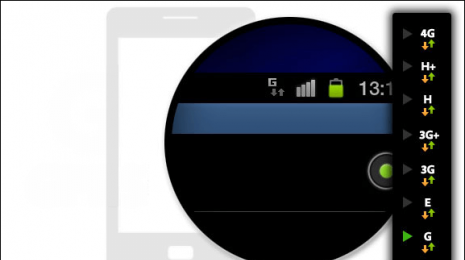 الفرق بين الاختصارات التي تظهر علي شاشة هاتفك +H, E, 3G, H, +H, 4G, 4G