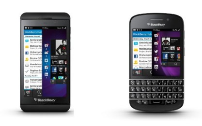 المواصفات التقنية لبلاك بيري Z10 وQ10