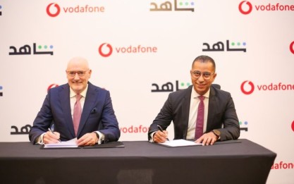فودافون مصر تجدد شراكتها لمدة ثلاث سنوات مع منصة شاهد